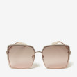 Сонцезахисні окуляри жіночі InBag Sunglasses SM0089-HL259 Gradient Brown Gold з чохлом 1