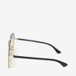 Сонцезахисні окуляри жіночі InBag Sunglasses SM0089-HL259 Gradient Blue-Yellow Gold з чохлом 3
