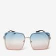 Сонцезахисні окуляри жіночі InBag Sunglasses SM0089-HL259 Gradient Blue Powder Gold з чохлом 1