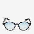 Сонцезахисні окуляри жіночі InBag Sunglasses E8073-2 Gradient Blue Black Round з чохлом 1