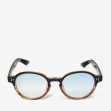Сонцезахисні окуляри жіночі InBag Sunglasses E8073-2 Gradient Blue Dark Brown Round з чохлом 1