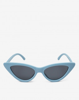 Сонцезахисні окуляри жіночі InBag Sunglasses E8073 Black Blue з чохлом