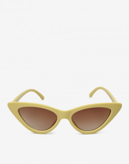 Сонцезахисні окуляри жіночі InBag Sunglasses E8073 Gradient Brown Yellow з чохлом