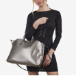 Шоппер большой Regina Notte Grey metallic 1