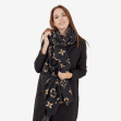 Шарф женский Regina Notte sc3193 Black and Beige 3