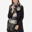 Шарф женский Regina Notte sc810 Black and Beige 3