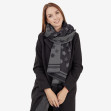 Шарф женский Regina Notte F003 Black and Gray 3