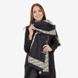 Шарф жіночий Regina Notte SJ-68 Black and Beige 3