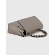 Сумка через плечо (кросс-боди) средняя Regina Notte Grey metallic 4