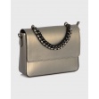 Сумка через плечо (кросс-боди) средняя Regina Notte Grey metallic 2