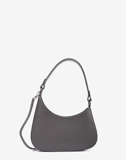Сумка-багет середній Regina Notte Dark grey
