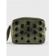 Сумка через плече (крос-боді) маленька Regina Notte Green metallic 1