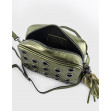 Сумка через плече (крос-боді) маленька Regina Notte Green metallic 4