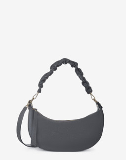 Сумка-багет середній Regina Notte Dark grey