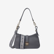 Сумка-багет средний Regina Notte Dark grey 1