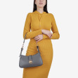 Сумка-багет средний Regina Notte Dark grey 4