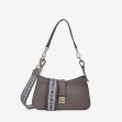 Сумка-багет средний Regina Notte Dark taupe 1