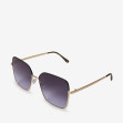 Сонцезахисні окуляри жіночі InBag Sunglasses LS1063 Gradient Violet  Black-Gold з чохлом 2