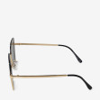 Сонцезахисні окуляри жіночі InBag Sunglasses LS1063 Black Black-Gold з чохлом 2