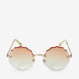 Сонцезахисні окуляри жіночі InBag Sunglasses LS8061 Gradient Yellow Gold з чохлом 1