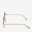 Сонцезахисні окуляри жіночі InBag Sunglasses LS8061 Gradient Yellow Gold з чохлом 3