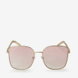 Сонцезахисні окуляри жіночі InBag Sunglasses SM0089-HL251 Gradient Powder Gold з чохлом 1