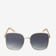 Сонцезахисні окуляри жіночі InBag Sunglasses SM0089-HL251 Gradient Black Gold з чохлом 1