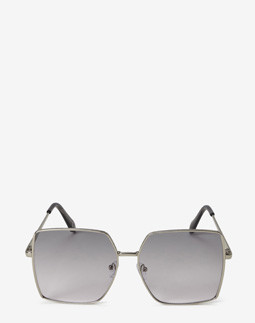 Сонцезахисні окуляри жіночі InBag Sunglasses LS5683 Gradient Gray Silver з чохлом