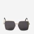 Сонцезахисні окуляри жіночі InBag Sunglasses LS5683 Black Gold з чохлом 1