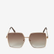 Сонцезахисні окуляри жіночі InBag Sunglasses LS5683 Gradient Brown Gold з чохлом 1