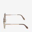Сонцезахисні окуляри жіночі InBag Sunglasses LS5683 Gradient Brown Gold з чохлом 3