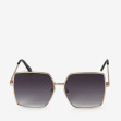 Сонцезахисні окуляри жіночі InBag Sunglasses LS5683 Gradient Black Gold з чохлом 1
