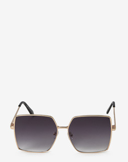 Сонцезахисні окуляри жіночі InBag Sunglasses LS5683 Gradient Black Gold з чохлом