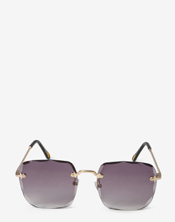 Сонцезахисні окуляри жіночі InBag Sunglasses LS9073 Gradient Gray Gold з чохлом