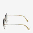 Сонцезахисні окуляри жіночі InBag Sunglasses LS9073 Gradient Green Gold з чохлом 3