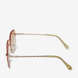 Сонцезахисні окуляри жіночі InBag Sunglasses LS9073 Gradient Orange Gold з чохлом 3