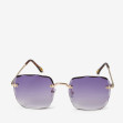 Сонцезахисні окуляри жіночі InBag Sunglasses LS9073 Gradient Violet Gold з чохлом 1