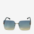 Сонцезахисні окуляри жіночі InBag Sunglasses SM0089-HL313 Gradient Dark Blue-Yellow Gold з чохлом 1