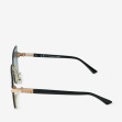 Сонцезахисні окуляри жіночі InBag Sunglasses SM0089-HL313 Gradient Dark Blue-Yellow Gold з чохлом 3