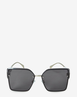Сонцезахисні окуляри жіночі InBag Sunglasses LS1059 Black Silver з чохлом