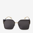 Сонцезахисні окуляри жіночі InBag Sunglasses LS1059 Black Gold з чохлом 1