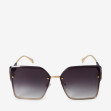 Сонцезахисні окуляри жіночі InBag Sunglasses LS1059 Gradient Black Gold з чохлом 1