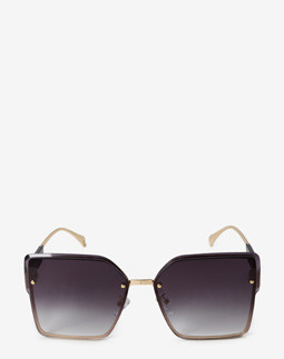 Сонцезахисні окуляри жіночі InBag Sunglasses LS1059 Gradient Black Gold з чохлом