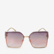 Сонцезахисні окуляри жіночі InBag Sunglasses LS1059 Gradient Lilac Gold з чохлом 2