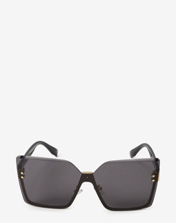 Сонцезахисні окуляри жіночі InBag Sunglasses LS1006 Black Gold з чохлом