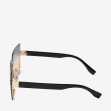 Сонцезахисні окуляри жіночі InBag Sunglasses LS1006 Gradient Dark Blue-Yellow Gold з чохлом 3