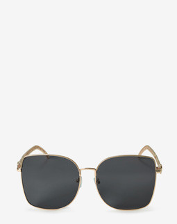 Сонцезахисні окуляри жіночі InBag Sunglasses LS5653 Black Gold з чохлом