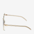 Солнцезащитные очки женские InBag Sunglasses LS5653 Gradient Violet Gold с чехлом 3