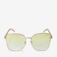 Солнцезащитные очки женские InBag Sunglasses LS5653 Gradient Yellow Gold с чехлом 1