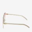 Сонцезахисні окуляри жіночі InBag Sunglasses LS5653 Gradient Pink Gold з чохлом 3